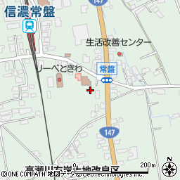 長野県大町市常盤3592周辺の地図