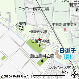日御子郵便局周辺の地図