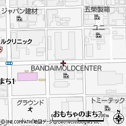 栃木県下都賀郡壬生町おもちゃのまち周辺の地図