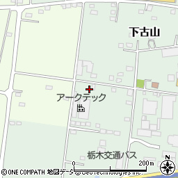 栃木県下野市下古山2977周辺の地図