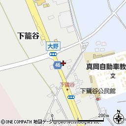 栃木県真岡市下籠谷4309周辺の地図