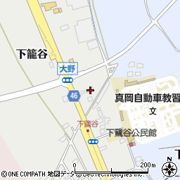 栃木県真岡市下籠谷4309-1周辺の地図