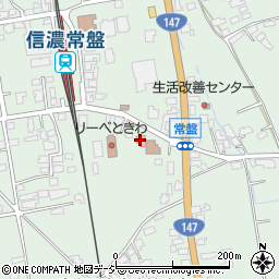 長野県大町市常盤3587周辺の地図