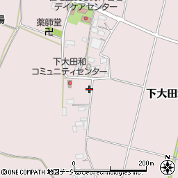 栃木県真岡市下大田和周辺の地図