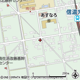 長野県大町市常盤3602周辺の地図
