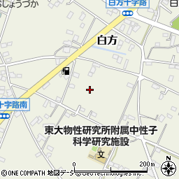 茨城県東海村（那珂郡）白方周辺の地図