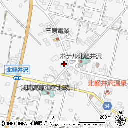 長野原町役場　北軽井沢区事務所周辺の地図