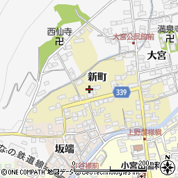 長野県埴科郡坂城町新町1067周辺の地図