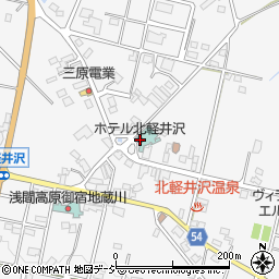 ホテル北軽井沢周辺の地図
