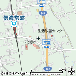 長野県大町市常盤3578周辺の地図
