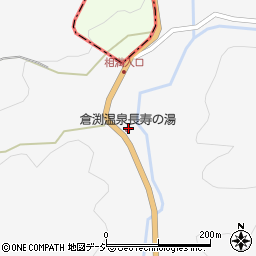 倉渕温泉周辺の地図