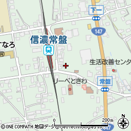 長野県大町市常盤3583周辺の地図