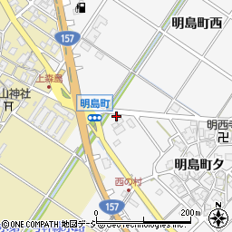 石川県白山市明島町子周辺の地図