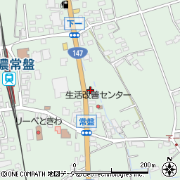 長野県大町市常盤3574周辺の地図