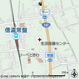 長野県大町市常盤3563周辺の地図