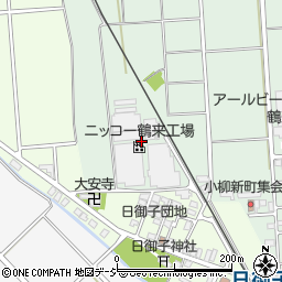石川県白山市小柳町ロ周辺の地図