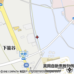 栃木県真岡市下鷺谷周辺の地図