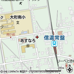 長野県大町市常盤3601周辺の地図