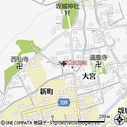 長野県埴科郡坂城町大宮周辺の地図