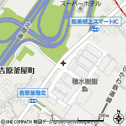 石川県能美市吉原釜屋町ロ周辺の地図