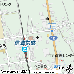 長野県大町市常盤3570周辺の地図