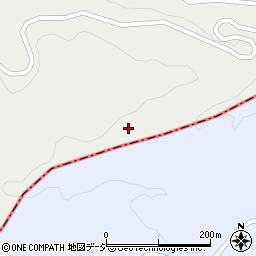 ウツボ沢周辺の地図