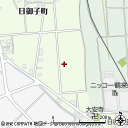 石川県白山市日御子町周辺の地図