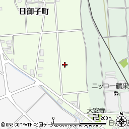 石川県白山市日御子町周辺の地図