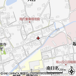 長野県埴科郡坂城町日名沢周辺の地図