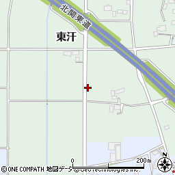 栃木県河内郡上三川町東汗352周辺の地図