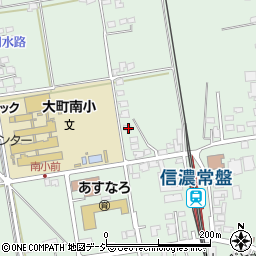 長野県大町市常盤3544周辺の地図
