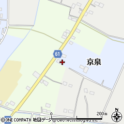 栃木県真岡市京泉1928周辺の地図