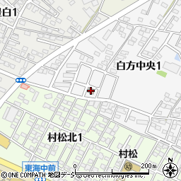 百塚原集会所周辺の地図