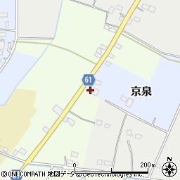 栃木県真岡市京泉1928-2周辺の地図