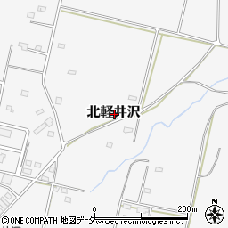 群馬県吾妻郡長野原町北軽井沢周辺の地図