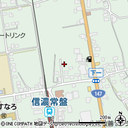 長野県大町市常盤3547周辺の地図