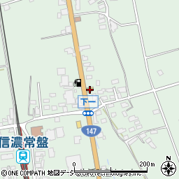 長野県大町市常盤3559周辺の地図