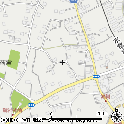 茨城県那珂市鴻巣周辺の地図