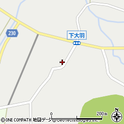 栃木県芳賀郡益子町下大羽141周辺の地図