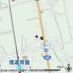 長野県大町市常盤3558周辺の地図
