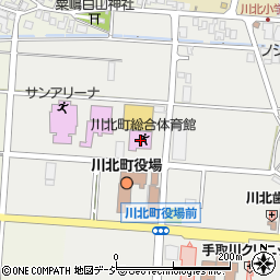 川北町総合体育館周辺の地図
