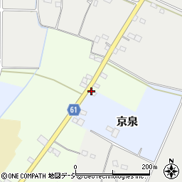 栃木県真岡市京泉1928-16周辺の地図