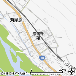 泉徳寺周辺の地図