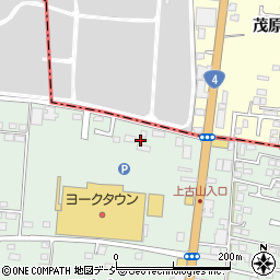 栃木県下野市下古山3366周辺の地図