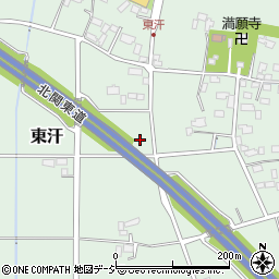 栃木県河内郡上三川町東汗340周辺の地図