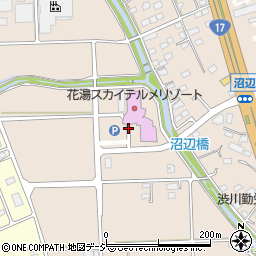 渋川温泉周辺の地図