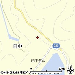 富山県南砺市臼中周辺の地図