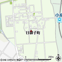 石川県白山市日御子町ロ15周辺の地図