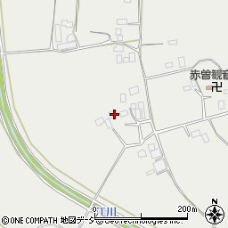 栃木県真岡市下籠谷261周辺の地図