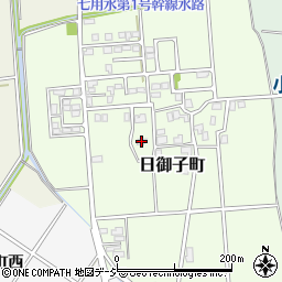 石川県白山市日御子町イ45周辺の地図